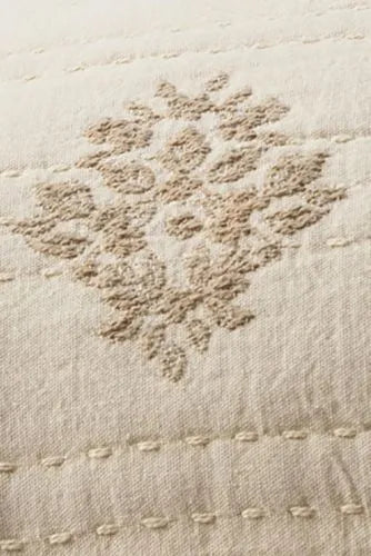 Embroidered Matelasse Bed Coverlet