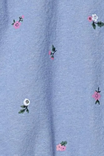Girls Short Sleeve Lightweight Denim Dress