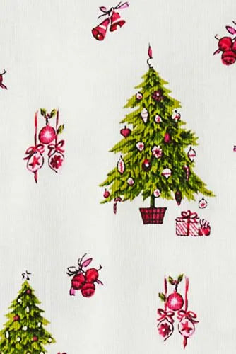 Kids Holiday Long Sleeve Top and Bottom Snug Fit Pajama Set
