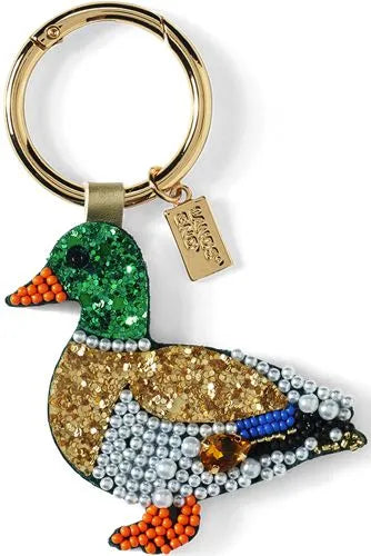 Duck Beaded Bag Charm