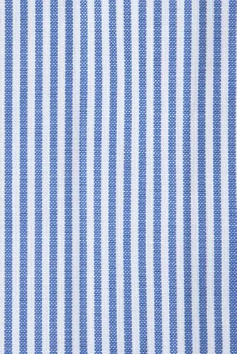 Men's Big and Tall Pattern No Iron Supima Pinpoint Straight Collar